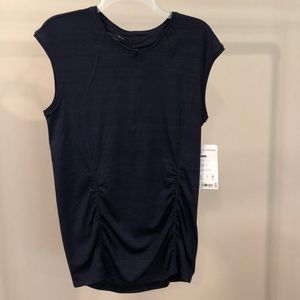 Athleta Pacifica Contoured Tank - Navy Blue - size Medium